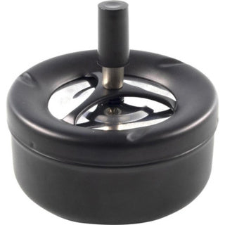 Presión de cenicero Matt Black Ronda 11 cm