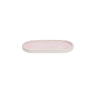 Piatto ovale cocco 20,5 x 11,5 cm rosa | 6 pezzi