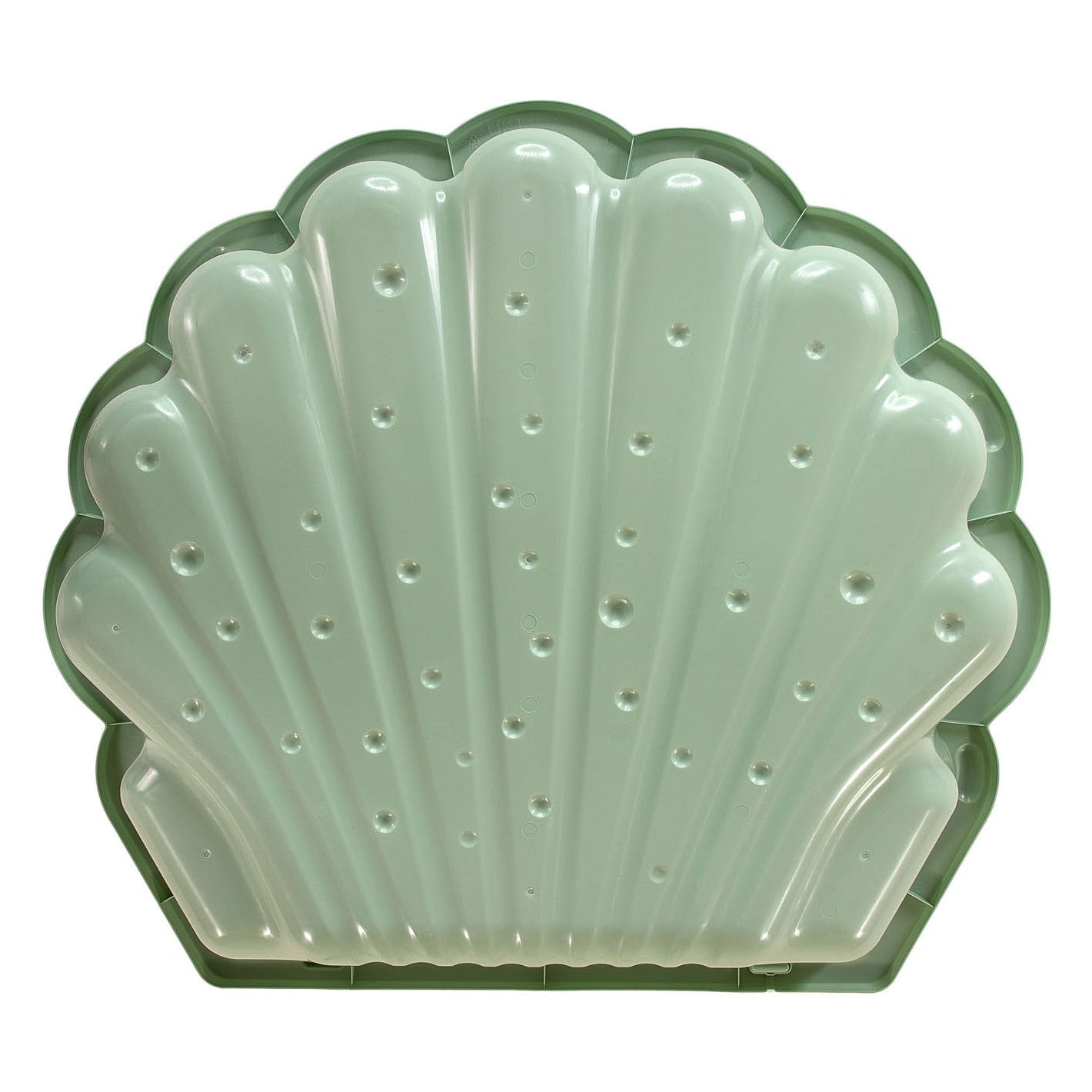 Conchiglia verde acqua e sabbia pastello - 2 pz.
