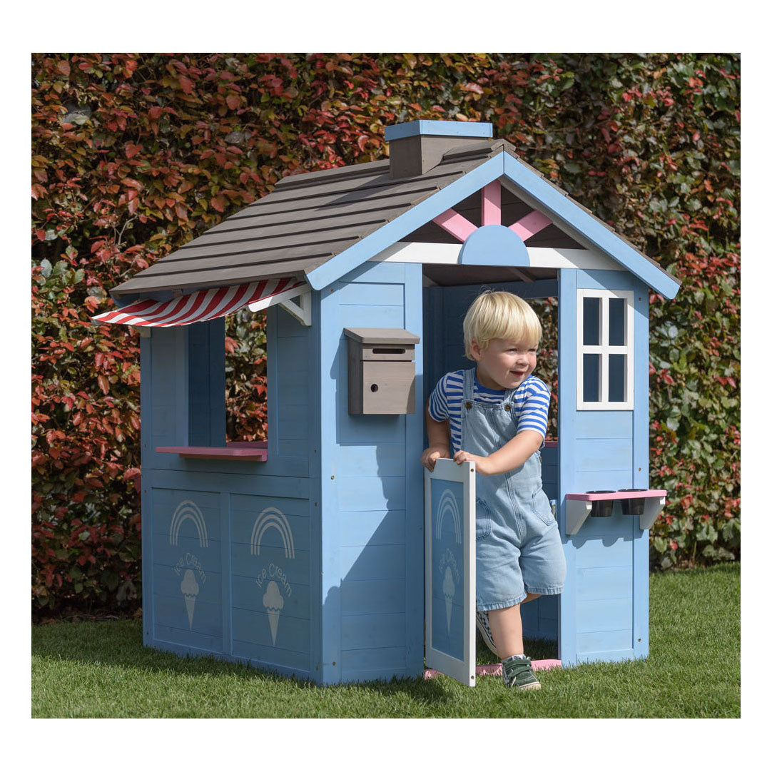 Swinging Swinging Wooden Playhouse IceCream