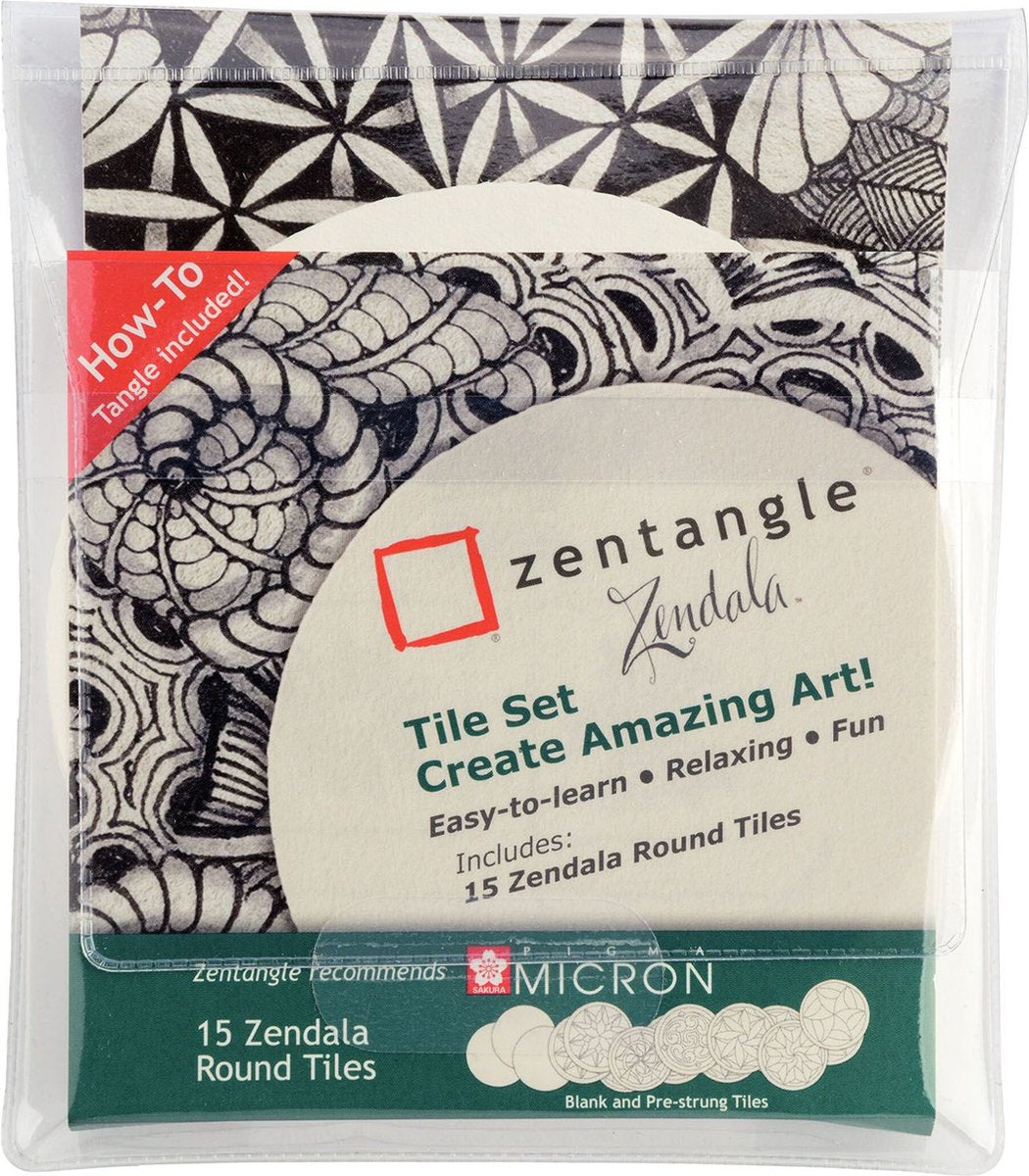 Set di piastrelle Sakura zentangle zendela
