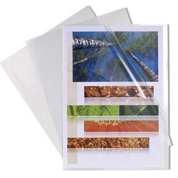 Carpetas en L hetzel 58201e PVC transparente a4