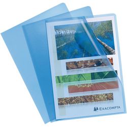 Cartelle a L hetzel 56112e blu PVC a4