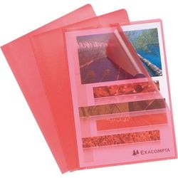 Carpetas en L hetzel 56115e rojo PVC a4
