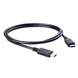 AGG AdjBBL0001 CAVO USB3.1, M M, tipo C di tipo C, 1 m, nero