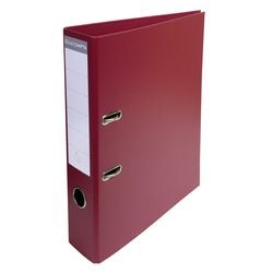 Ordner exacompta prem touch a4 70 mm rosso bordeaux 2 anelli 10 pezzi