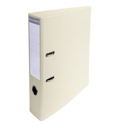 Ordner exacompta prem touch a4 70 mm crema 2 anelli 10 pezzi