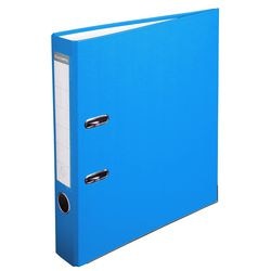 Ordner exacompta a4 50 mm cartón, pp (polipropileno) azul claro 20 piezas