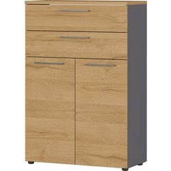 Cabinet germania 4233-564 graphite, oak