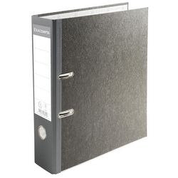 Ordner exacompta a4 70 mm cartón, pp (polipropileno) gris 2 anillas 53710e 20 piezas