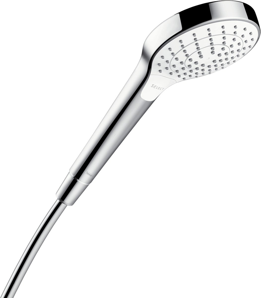Hansgrohe croma s - doccetta - comando a pulsante select - cromo bianco