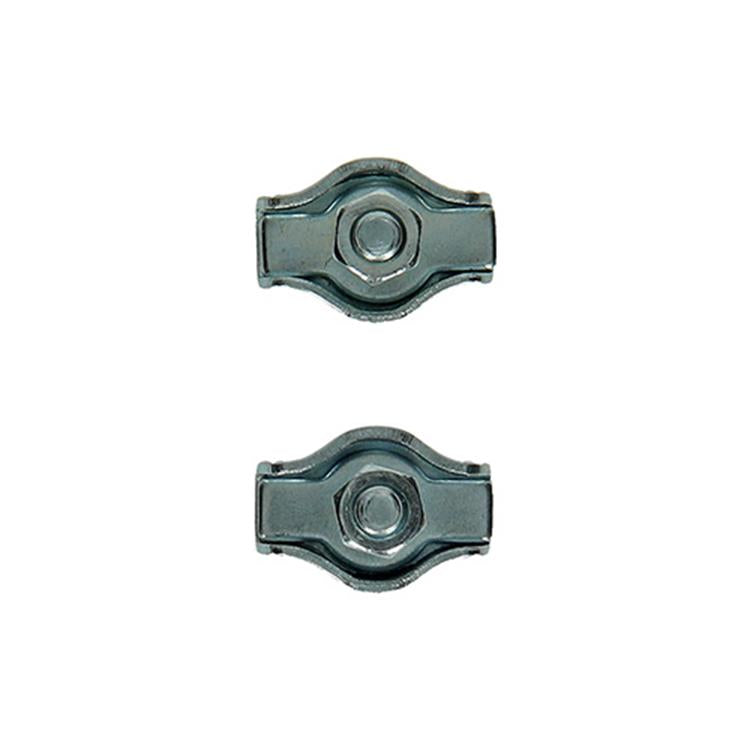 Mack 1008482 - 2 abrazaderas de alambre de acero 2mm galvanizado simplex | 10 piezas