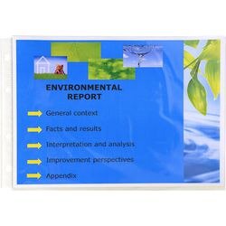 Bolsas de exposición perforadas exacompta 5734e polipropileno transparente