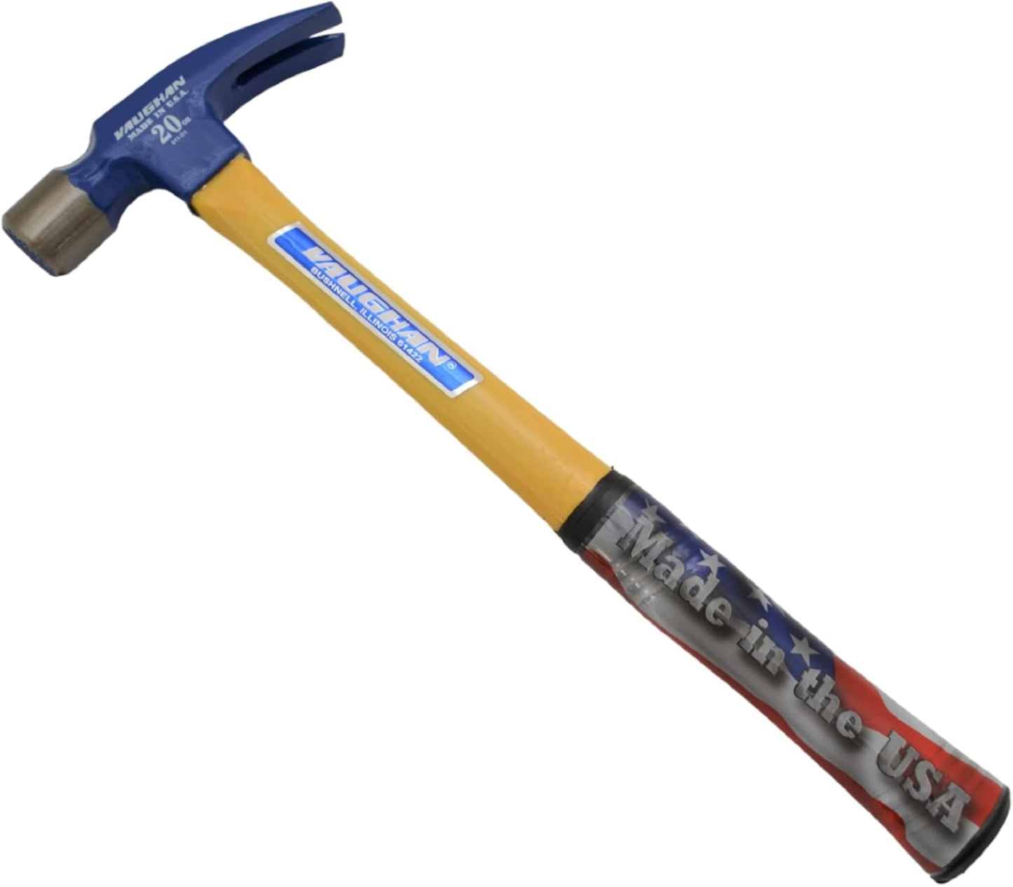 Martello da carpentiere Vaughan fs999ml | 566 grammi | fresato | fibra ottica | Maniglia 16 - 10538