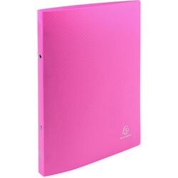 Carpeta de anillas exacompta a4 rosa