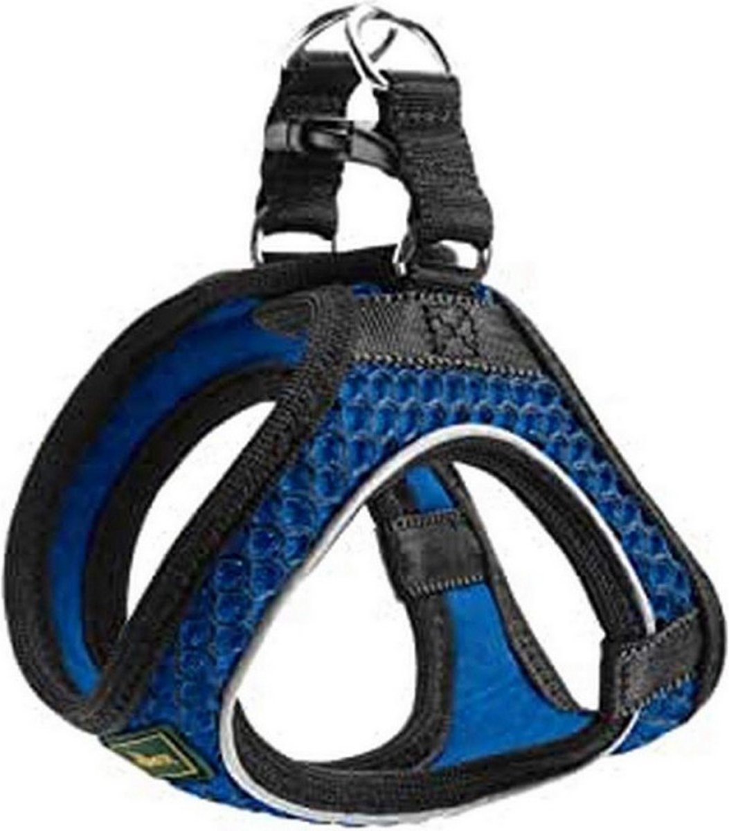 Arnés para perros Hunter hilo-comfort azul (30-35 cm)
