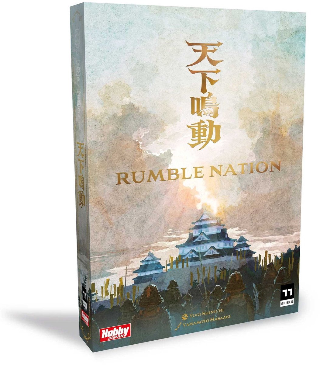 Asmodee board game rumble nation strategy and adventure 2-4 players.