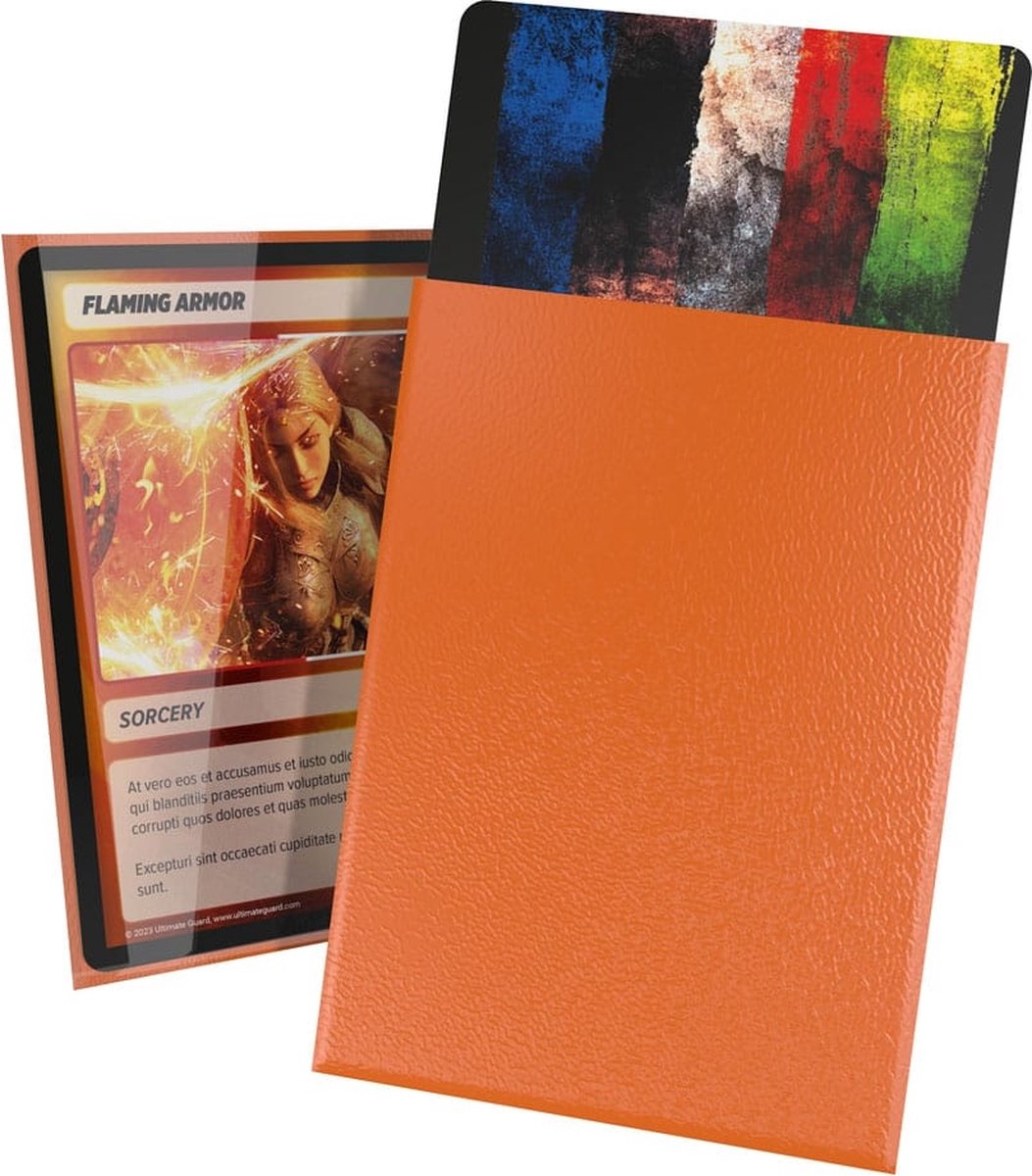 Mangas Ultimate Guard Cortex tamaño estándar (100) - naranja