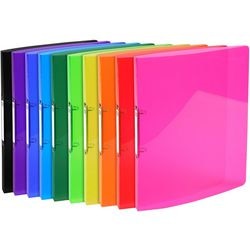 Carpeta de anillas exacompta a4 colores surtidos