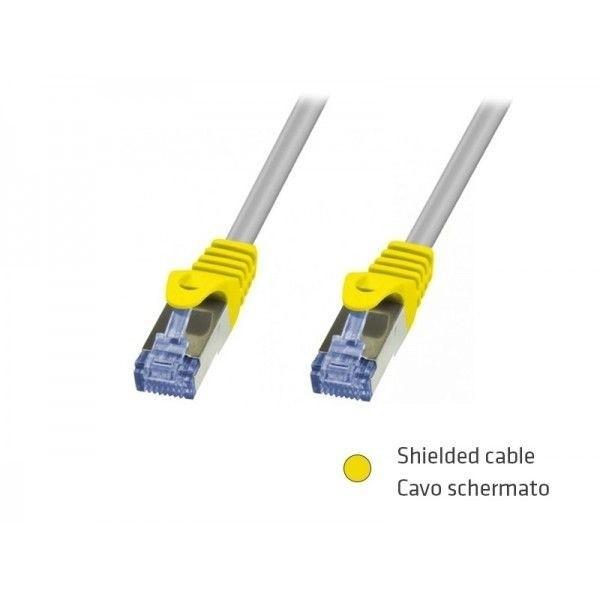 Adj adj kabnet310-00059 310-00059 cable de red Cat6e, S FTP, RJ-45, 1 m, gris, ampolla