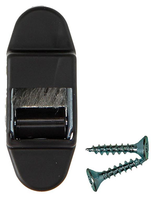 Mack 1010105 - 1 guía de cinta para persiana marrón 14mm | 5 piezas