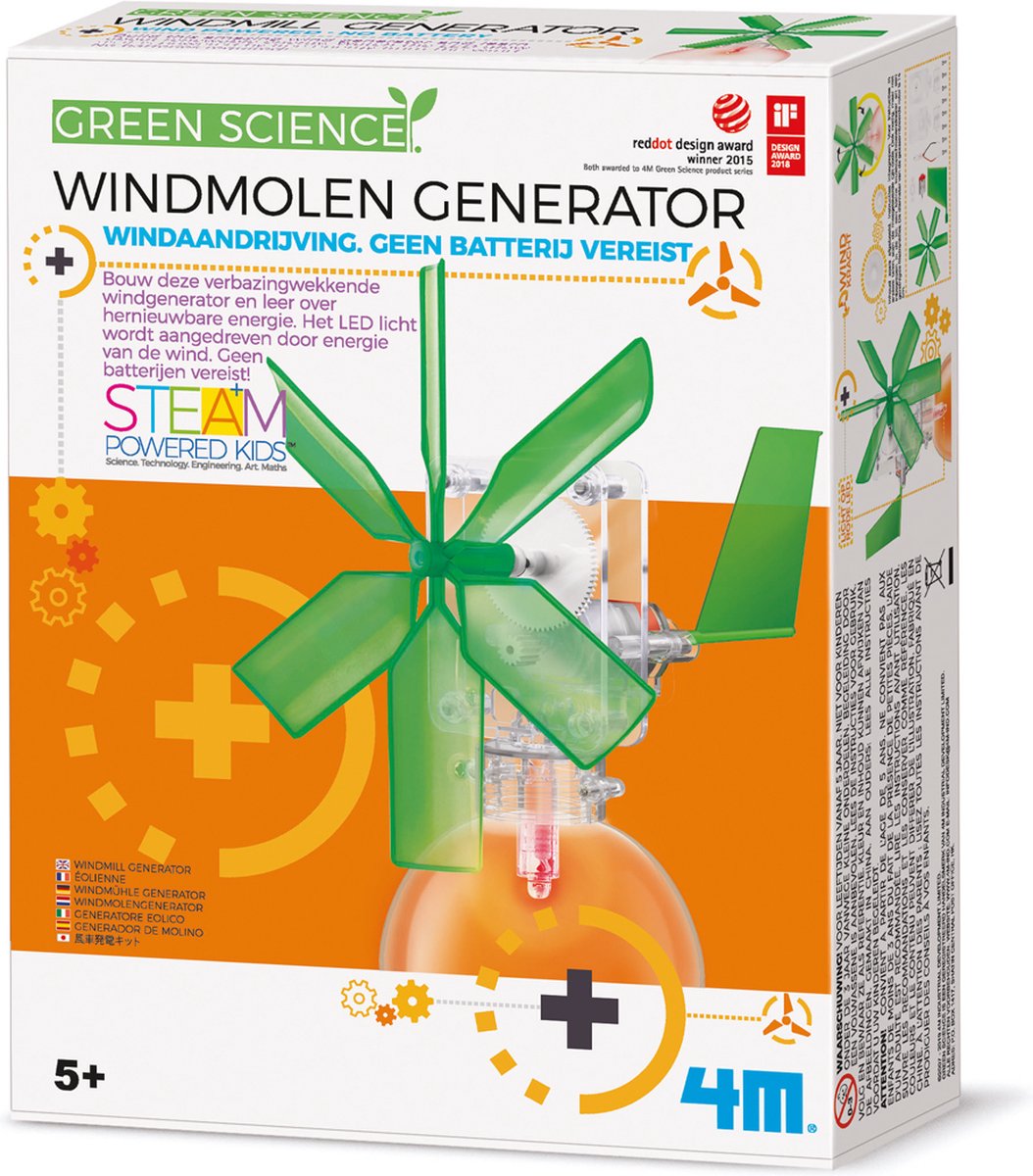 4m Kidzlabs Green Science-Do-it-te Mmill a vento