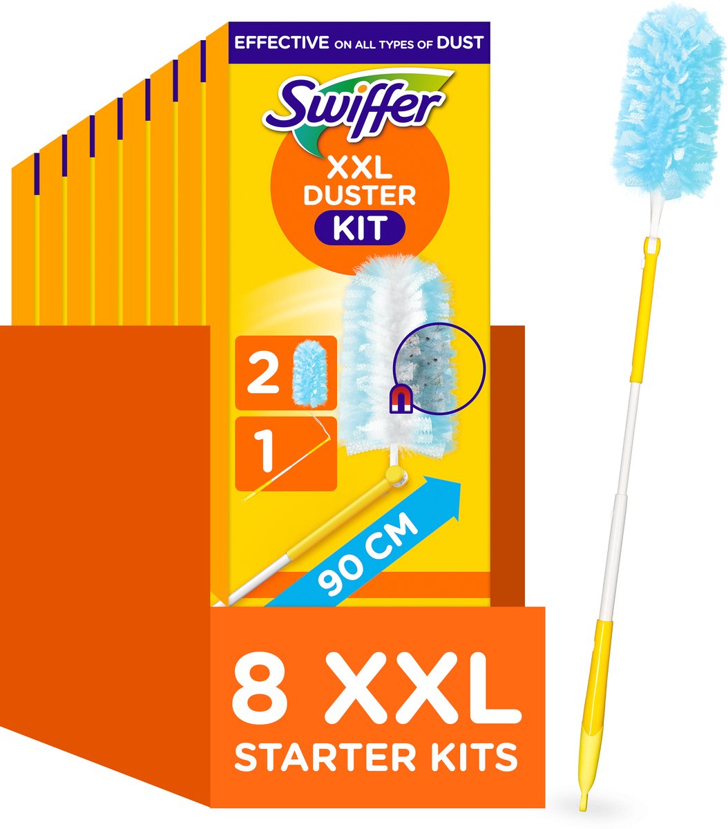 Kit plumero Swiffer xxl original - 8 x (1 mango + 2 recambios)