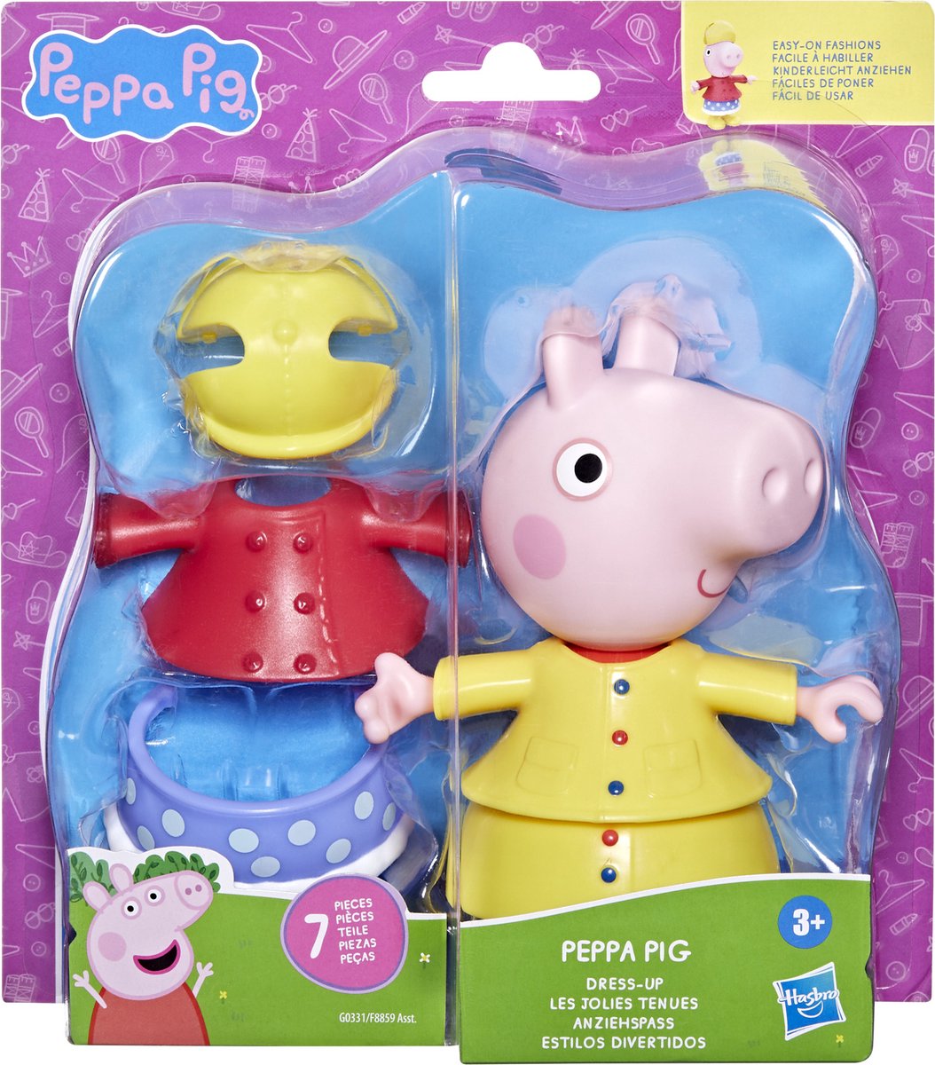 Hasbro Peppa Pig, figura rosa ben progettata