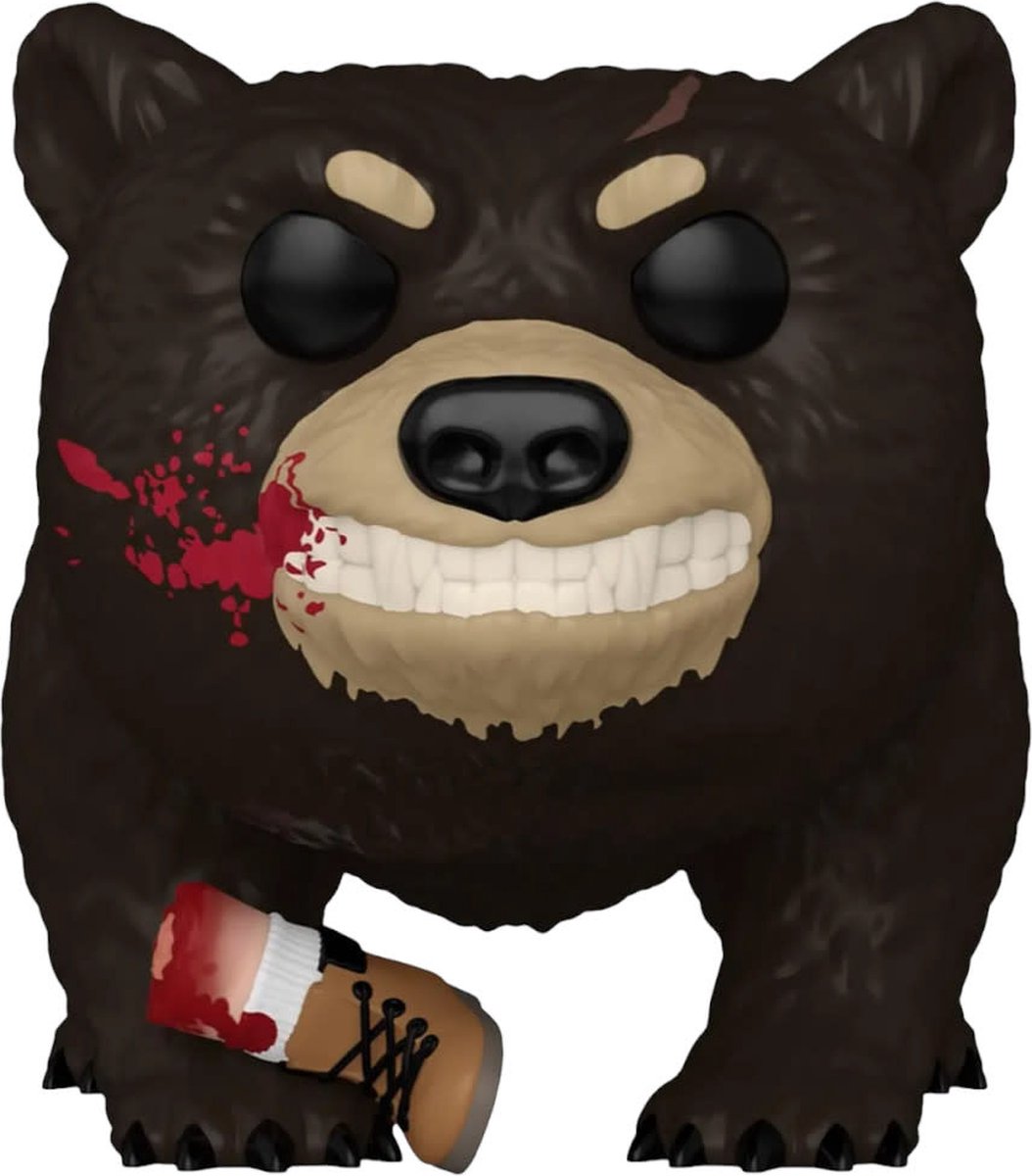 Funko pop movies: cocaine bear - bear with leg (bloody) - pop #1452