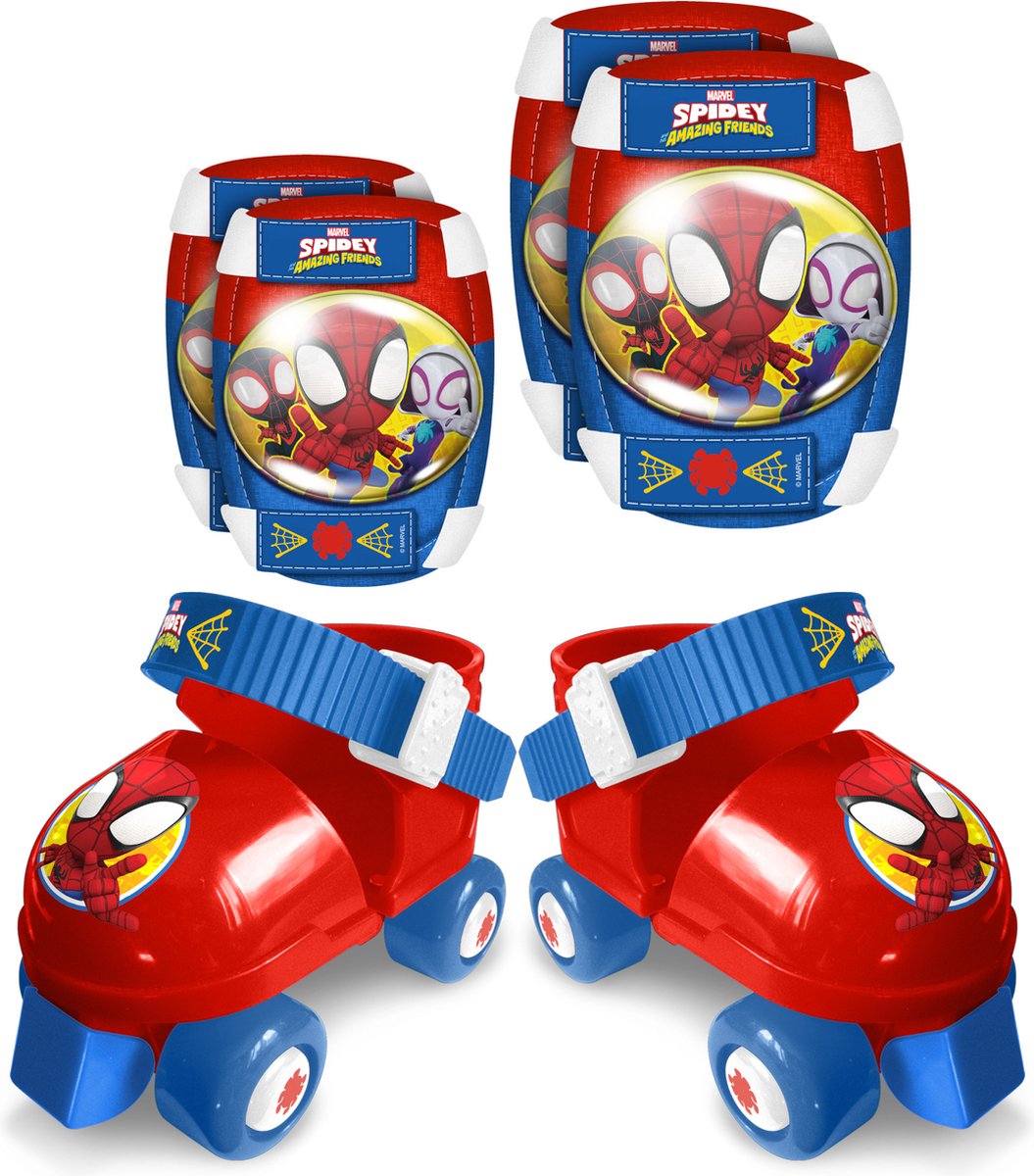 Stamp - Spidey roller skates adjustable red blue size 23-27