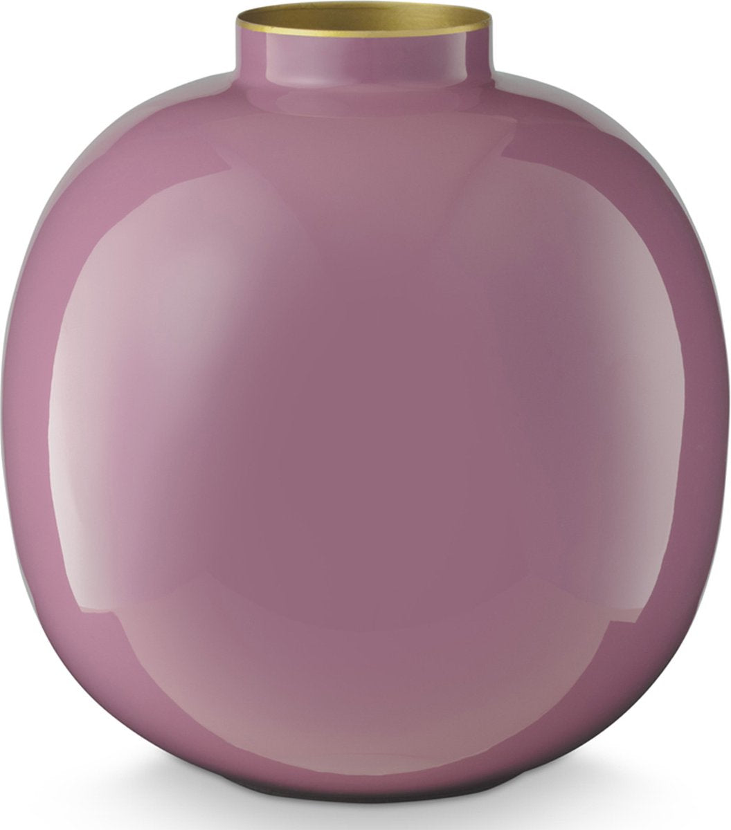 Pip studio - vaso - viola - ferro - 23x23cm