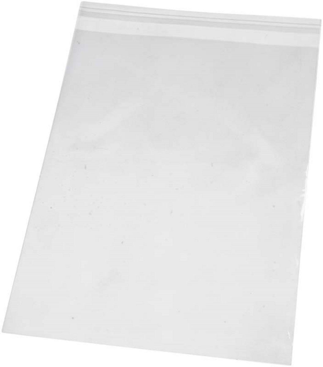 Sacchetti di cellophane dell'azienda Creativ, h: 25,3 cm, l: 18 cm, spessore 25 my, 20 pezzi 1 scatola