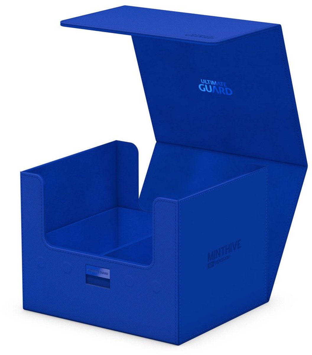 Ultimate guard minthive 30+ xenoskin - scatole di carte blu