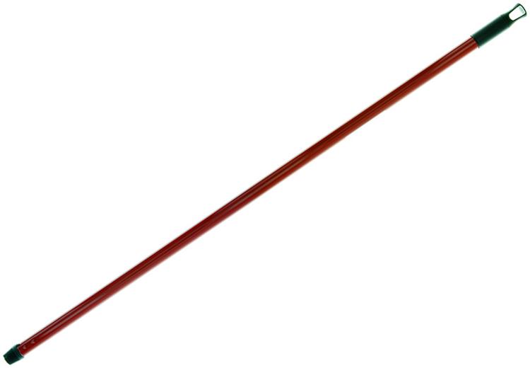 Manico di scopa in metallo rosso 1,30 m