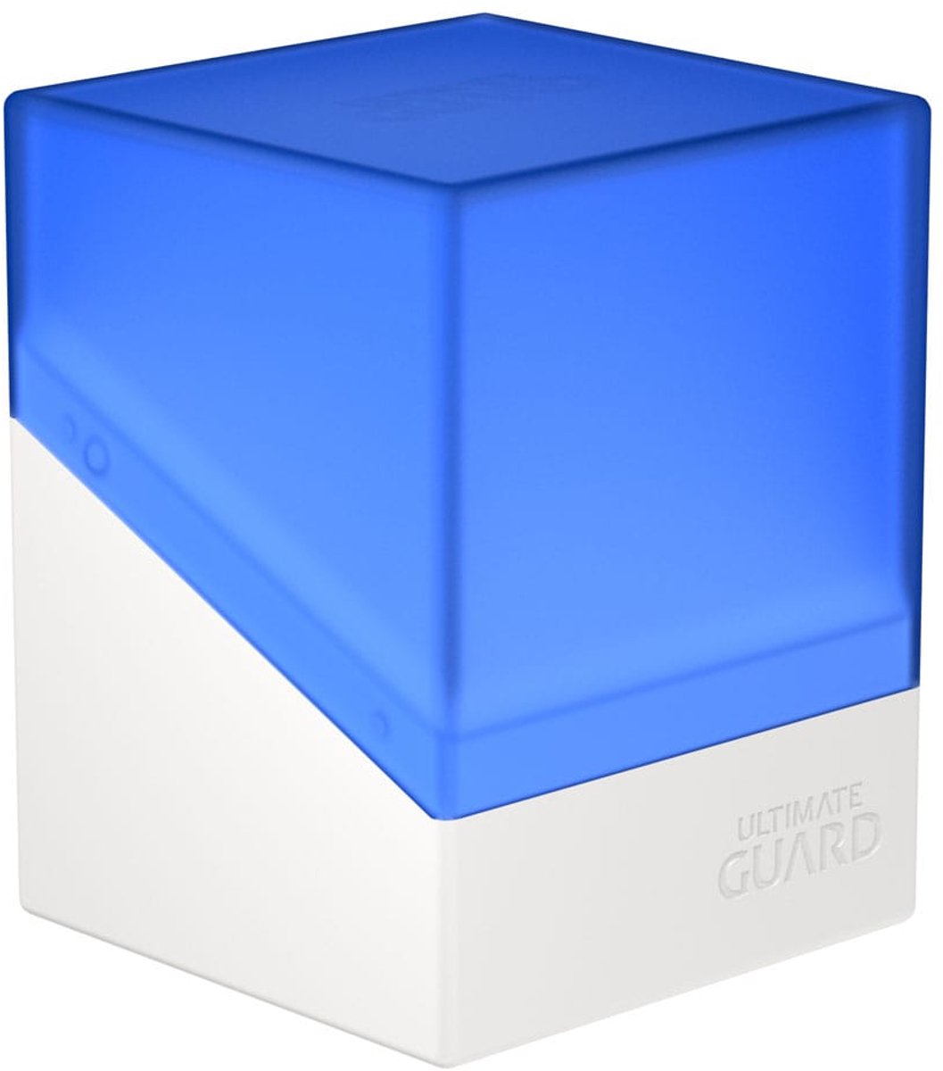 Ultimate Guard Boulder 100+ Synergy - Cajas de tarjetas blancas azules