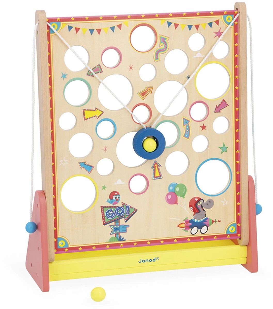 Janod - pop di mele - gioco del formaggio con i buchi