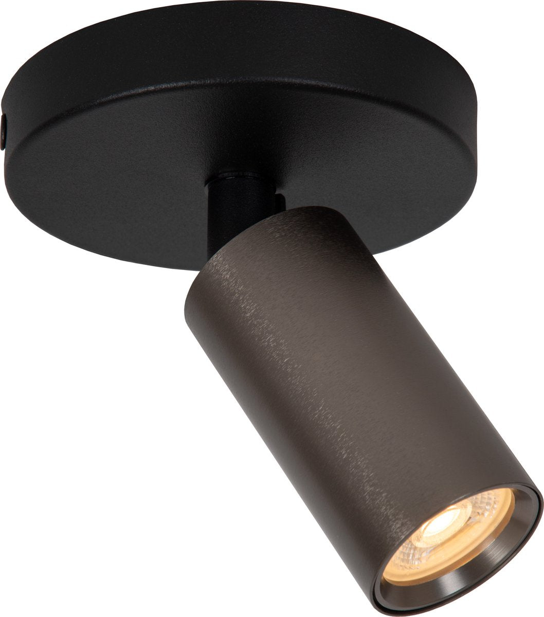 Lucide ritmo - faretto da soffitto (lampada da soffitto) - ø 10 cm - 1xgu10 (mr11) - caffè