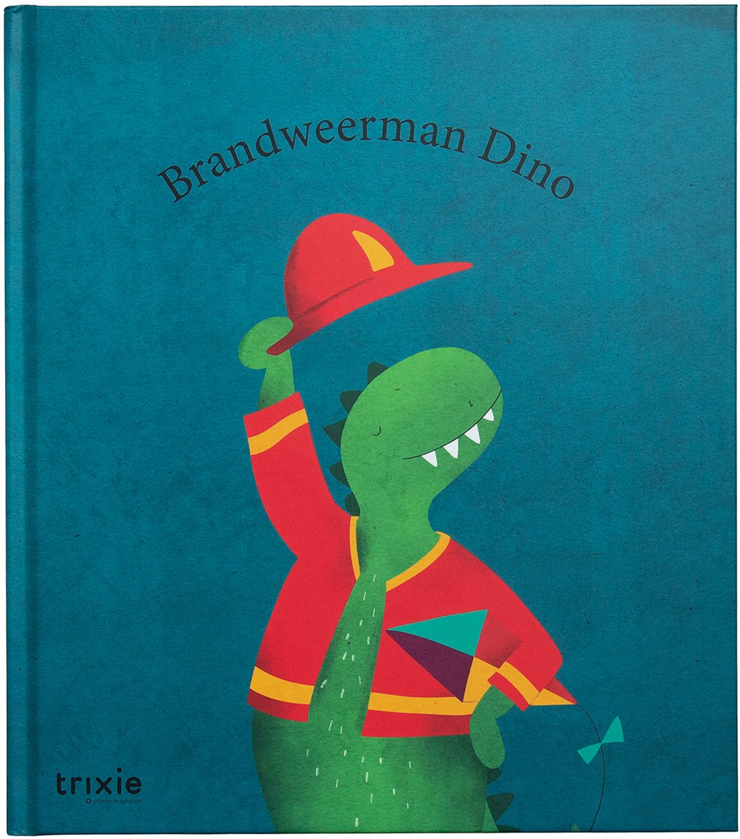 Libro infantil Trixie - dinosaurio bombero (versión nl)