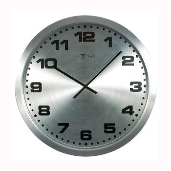 Nextime Nextime Klok 2906ZW Mercure, Ø25 cm, muro, argento