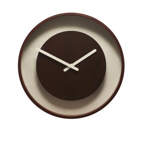 Nextime Nextime Klok 3047 Cambiamento del colore, Ø28 cm, muro, marrone