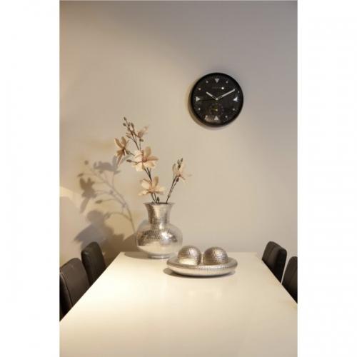 Nextime Nextime Klok 3049 Seriiat Black, Ø32 cm, muro, nero