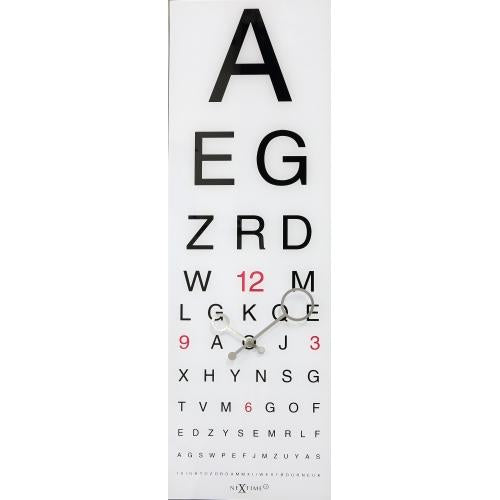 Nextime Nextime Klok 3067 EyeSight, 75x25.4 cm, pared, blanco blanco