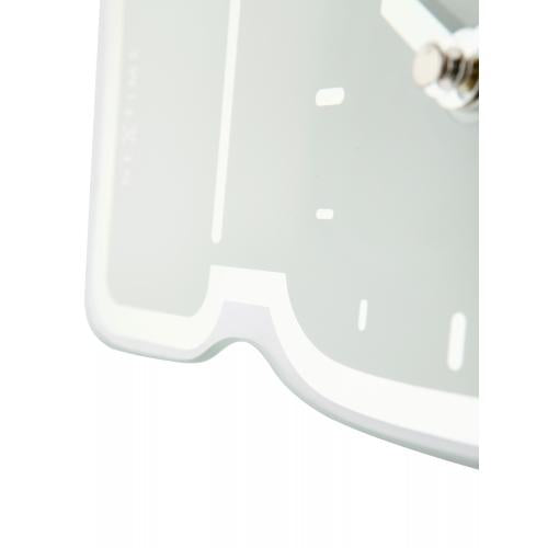 Nextime Nextime Klok 5185Wi Mini Thumbs Up, 20.5x21 cm, pared, plata blanca