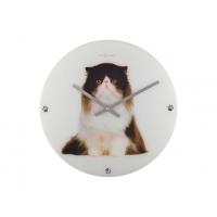 Nextime Nextime Klok 8138 Sylvester, Ø43 cm, muro, bianco nero