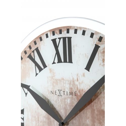 Nextime Nextime Klok 8162 Romana, Ø43 cm, muro, bianco