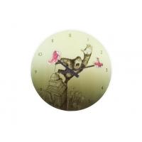 Nextime Nextime Klok 8633 King Kong, Ø43 cm, muro, verde