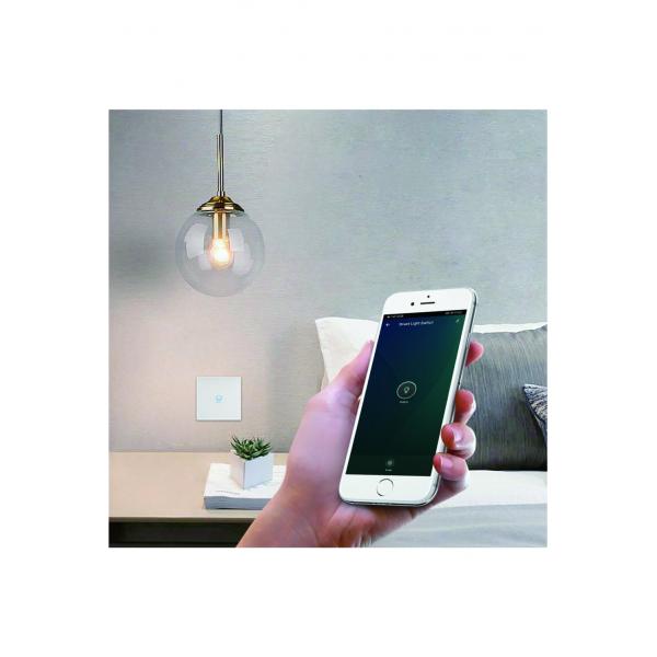Wox Wox R7063 Switch Light Wall, WiFi 2.4GHz, Schuko, <= 800W, 10-30 m, bianco