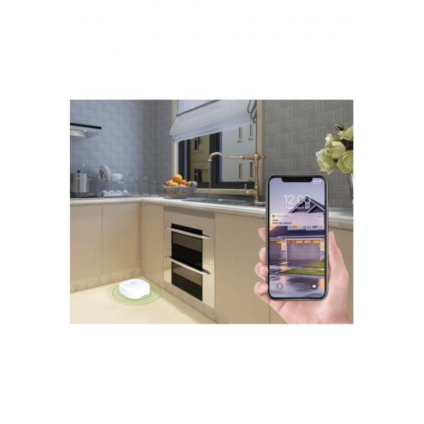Wox Wox R7050 Sensore di perdita d'acqua, WiFi, Zigbee 3.0, IP67, 30m, bianco