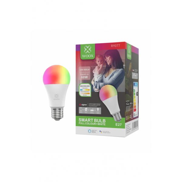Wox Wox R9077 ZIGBEE RGB LED Bulb, WiFi, E27, CCT, Amazon Alexa Google Assistant