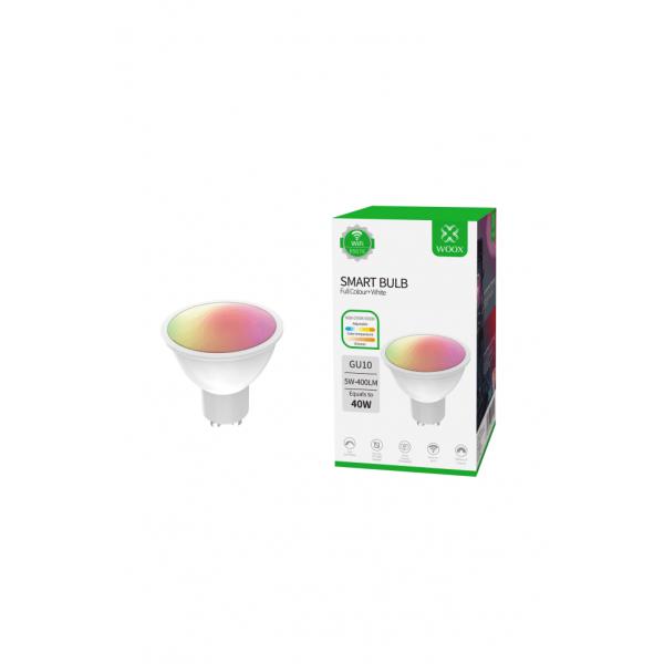Wox Wox R9076 RGB Spot, WiFi, GU10, CCT, Assistente Google Amazon Alexa